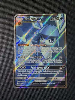 Pokemon TCG Glaceon GX 141/156 Full Art Ultra Rare, Ultra Prism - Image 1