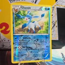 The Pokemon Company Pokemon TCG Glaceon 19/111 XY Furious Fists Rev Holo Rare - Image 1