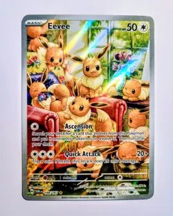Eevee 188/167 Illustration Rare SV06 Twilight Masquerade Pokemon TCG NM - Image 1