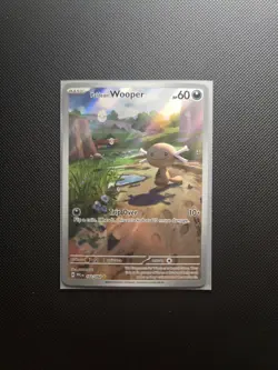 Pokemon TCG-Paldean Wooper-102/094-Me02: Phantasmal Flames-IR Holo 60HP - Image 1
