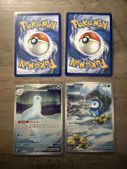 Pokemon TCG LOT OF 4 Piplup Dewgong & More Phantasmal Flames Illustration Rares - Image 2