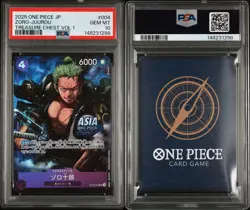 One Piece Japanese Treasure Chest Vol. 1 Sequential PSA 10 Zoro Luffy Nami - Image 2