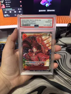 2023 One Piece Monkey.D.Luffy 1st Anniversary Special #ST01-012 PSA 10 - Image 1