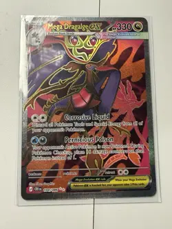 Pokemon TCG Mega Dragalge Full Art Holo Card 104/086 Chaos Rising - Image 1
