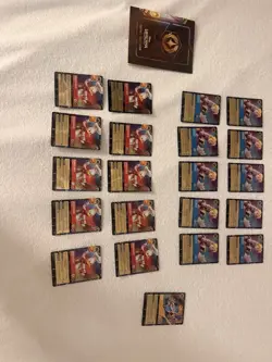 Disney Lorcana Festival Questbook 21 Cards Lot Donald Duck Rapunzel Stitch TCG - Image 5