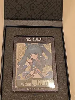 Zenless Zone Zero Qingyi SILVER Metal Card ZZZ Anime Impulse Exclusive Series 3 - Image 1
