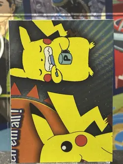 Pokemon Topps Pikachu Puzzle Piece P04 Of 6 Card Holo - Image 1