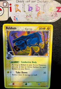BELDUM Delta Species 59/113 LP Non Holo Pokemon Card! - Image 1