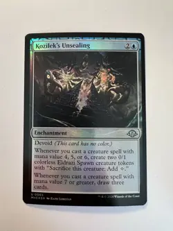Kozilek's Unsealing - FOIL - MTG Modern Horizons 3 - NM - Image 1