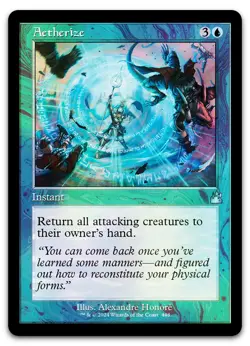 Aetherize (Retro Frame) #448 (Foil) (NM) Ravnica Remastered RVR Magic MTG - Image 1
