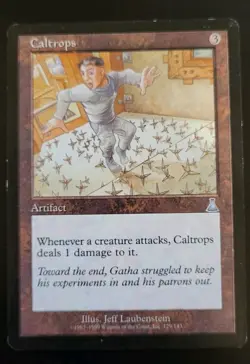 Caltrops Urza's Destiny MTG - MP - Image 1