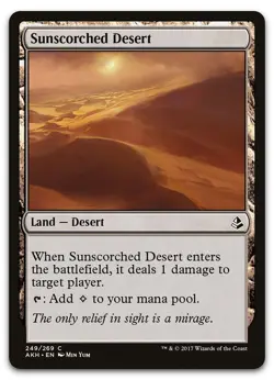 Sunscorched Desert #249 (NM) Amonkhet AKH Magic MTG - Image 1