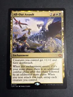 All-Out Assault Tarkir: Dragonstorm Magic the Gathering Mythic NM - Image 1