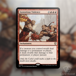 MTG Magic Gratuitous Violence 0197 Commander: Bloomburrow BLC - Image 1