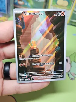 Pokemon TCG Charmander Scarlet & Violet 168/165 NM -SK70 - Image 1