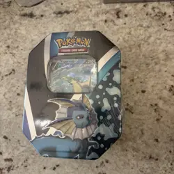 Pokemon TCG Eevee Evolutions Tin Vaporeon V NEW Factory Sealed 820650809057 - Image 1