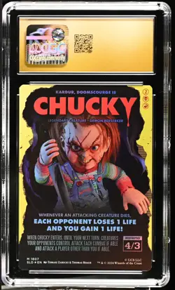KARDUR, DOOMSCOURGE Secret Lair Chucky Foil Mythic CGC Pristine 10 MTG EDH - Image 2