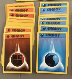 Vintage Pokemon Card Lot Base Set 64 Cards / Supporter Energy Trainer 1999 /102 - Image 4