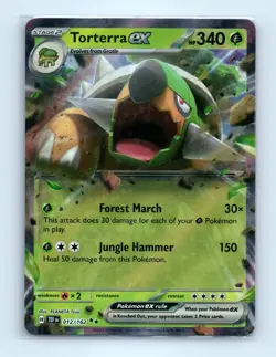 Pokemon tcg SV05: Temporal Forces Torterra ex Near Mint or Better - Image 1