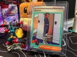 Pokemon TCG Prismatic Evolutions SIR! Amarys #170 LP Special Illustration Rare! - Image 1