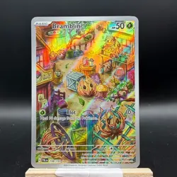 Pokemon TCG Bramblin Illustration Rare SV02: Paldea Evolved 198/193 2023 Grass - Image 1