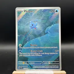 Pokemon TCG Phione Illustration Rare SV06: Twilight Masquerade 175/167 2024 Wate - Image 1