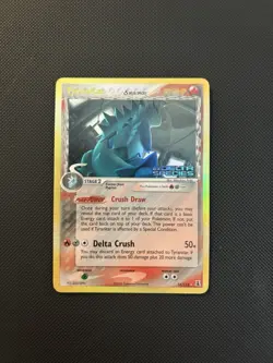 Tyranitar δ Species 16/113 Stamped Pokemon EX Delta Species 2005 Reverse Holo - Image 1