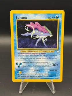 Suicune 27/64 Rare Neo Revelation Pokemon Unlimited Moderately Played - Image 1