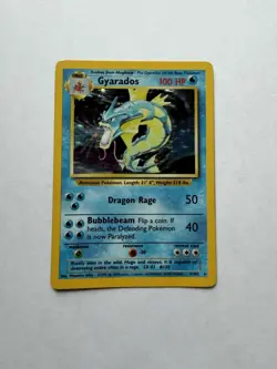 Pokemon TCG Gyarados Base Set 6/102 Holo 1st Edition Holo Rare - Image 1