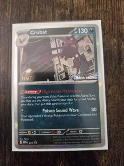 Pokemon TCG - Chaos Rising STAFF Stamped Promo 4-pack - Opened - Image 4