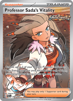 Pokemon TCG Professor Sada's Vitality 239/182 Ultra Rare Paradox Rift NM/M - Image 1