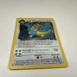 Wizards of the Coast Dark Dragonite 5/82 Team Rocket Holo Rare EN 2000 70 HP - Image 4
