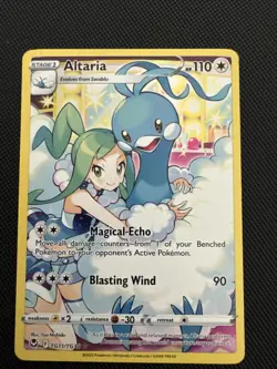 Pokemon TCG Illustration Altaria Holo Ultra Rare TG11/TG30 NM Clean Pack Fresh - Image 1