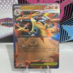 Pokemon Nintendo Mega Charizard Y EX 030 Me Full Art Holo Promo HP 360 EN - Image 1