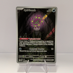 Pokemon TCG Spiritomb 148/132 Me01 Mega Evolution Illustration Rare Holo 80 HP - Image 1