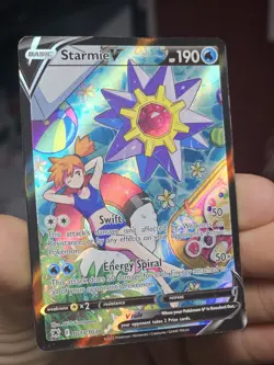 HP/DMG Pokemon Starmie V Full Art TG13/TG30 Astral Radiance Trainer Gallery - Image 1