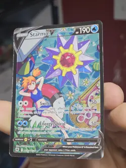 HP/DMG Pokemon Starmie V Full Art TG13/TG30 Astral Radiance Trainer Gallery - Image 2
