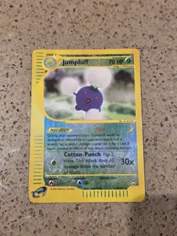 Jumpluff 17/147 Reverse Holo Aquapolis 2002 Pokemon e-Reader Rare - Image 2