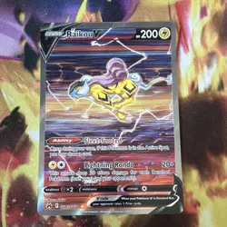 Pokemon Raikou V Full Art Ultra Rare Holo Crown Zenith GG41/GG70 EN - Image 3