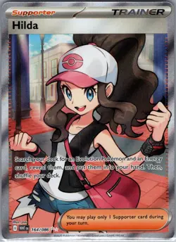 Hilda 164/086 - Pokemon TCG SV: White Flare - Full Art Ultra Rare (NM) - Image 1