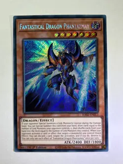 Fantastical Dragon Phantazmay RA02-EN013 Secret Rare 1st Edition YuGiOh Card NM - Image 1