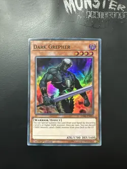 YUGIOH DARK GREPHER SUPER RARE DASA-EN042 1ST EDITION - Image 1