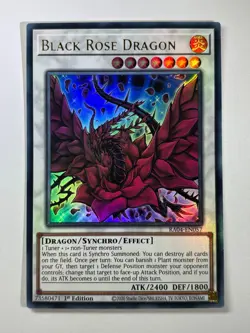 Black Rose Dragon RA04-EN057 Ultra Rare 1st Edition YuGiOh Card - Image 1