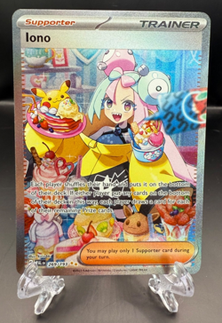 Pokemon TCG: Iono 269/193 - SV: Paldea Evolved -Special Illustration Rare NM - Image 1