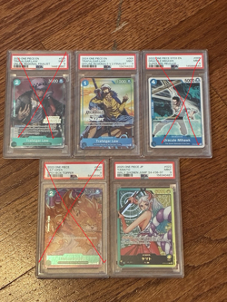 One Piece TCG PSA lot graded mint for mone_3275 - Image 1