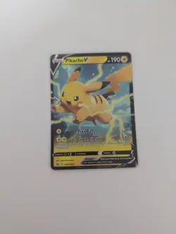 Pikachu V SWSH063 Ultra Rare Holo - 2020 Pokemon Black Star Promo NM - Image 1