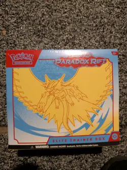 Pokemon TCG Paradox Rift ETB [Roaring Moon] - New Factory Sealed - Image 1