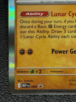 Lunatone MEP-004 Prerelease Stamped Promo - Pokemon TCG: Mega Evolution - NM/LP - Image 5