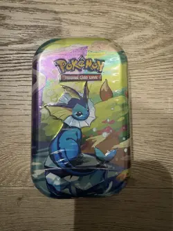 Pokemon TCG: Scarlet & Violet - Prismatic Evolutions Mini Tin - Vaporeon - Image 3