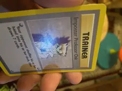 Pokemon TCG Imposter Professor Oak 73/102 Base Set Regular MP - Image 4